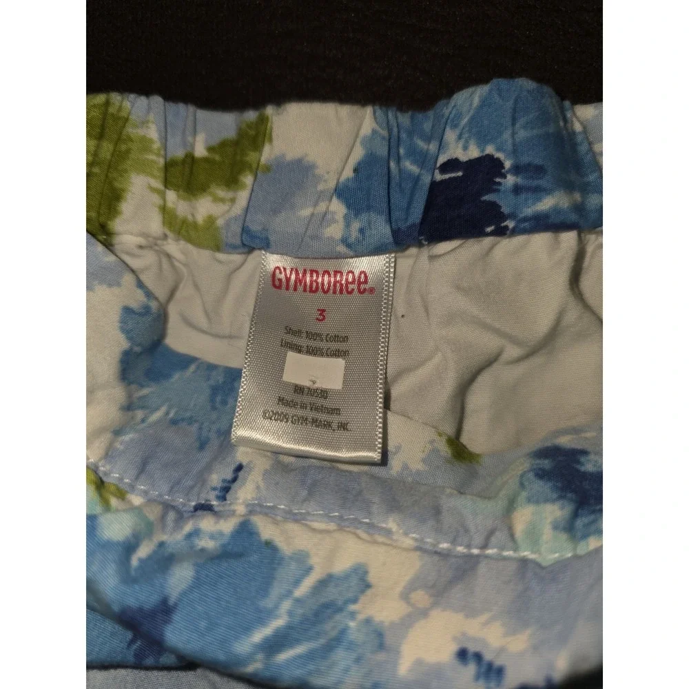 Gymboree‎ Malibu cowgirl floral top size 4 skort size 3